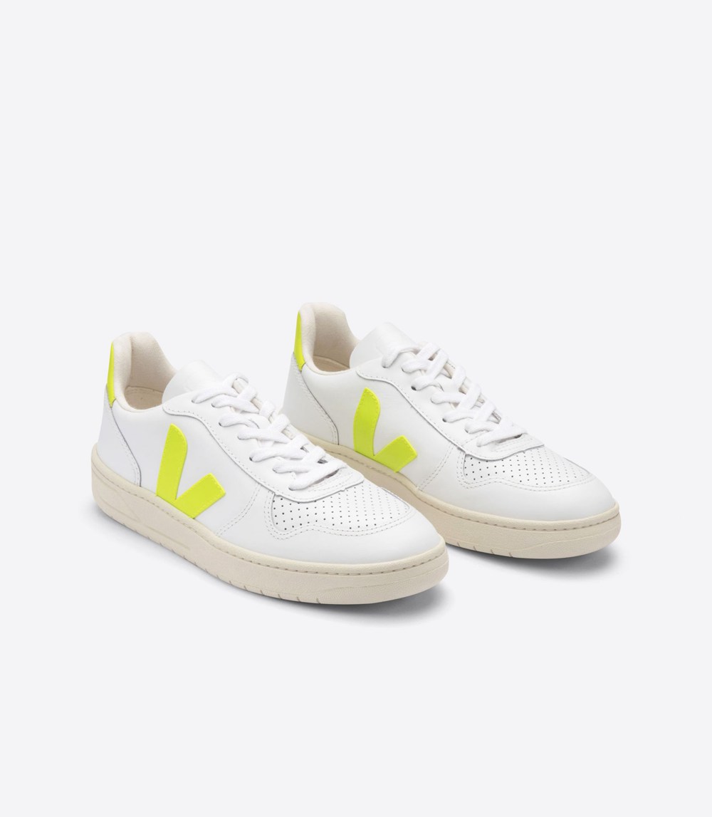 Veja Sneakers Barbati - V-10 Piele - Albi - 9875620-RN